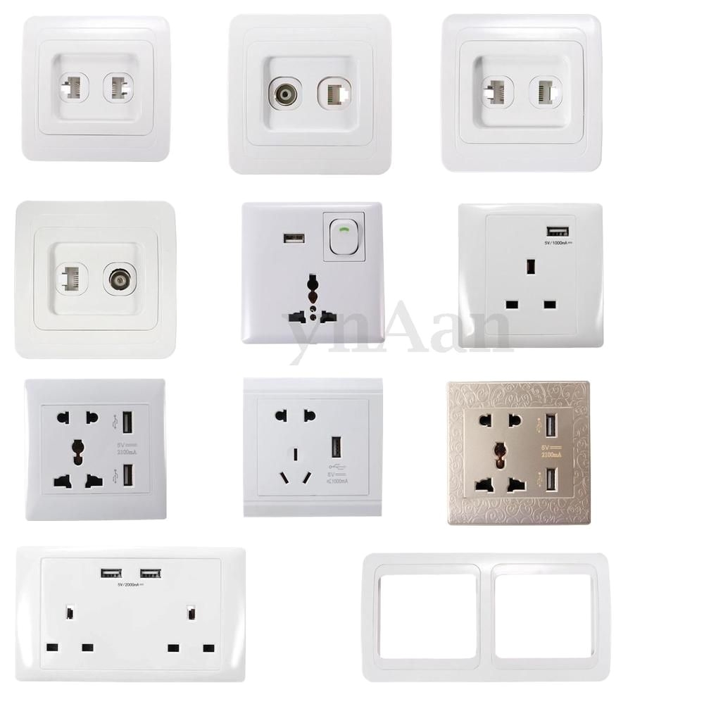 As Seen On Tv Light Switch Universal Uk Usb Outlet Wall Electrical Light Switch socket F Tv