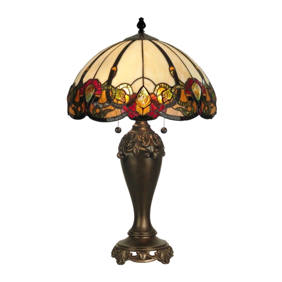 dale tiffany lamps northlake table lamp in dark antique bronze tt90235