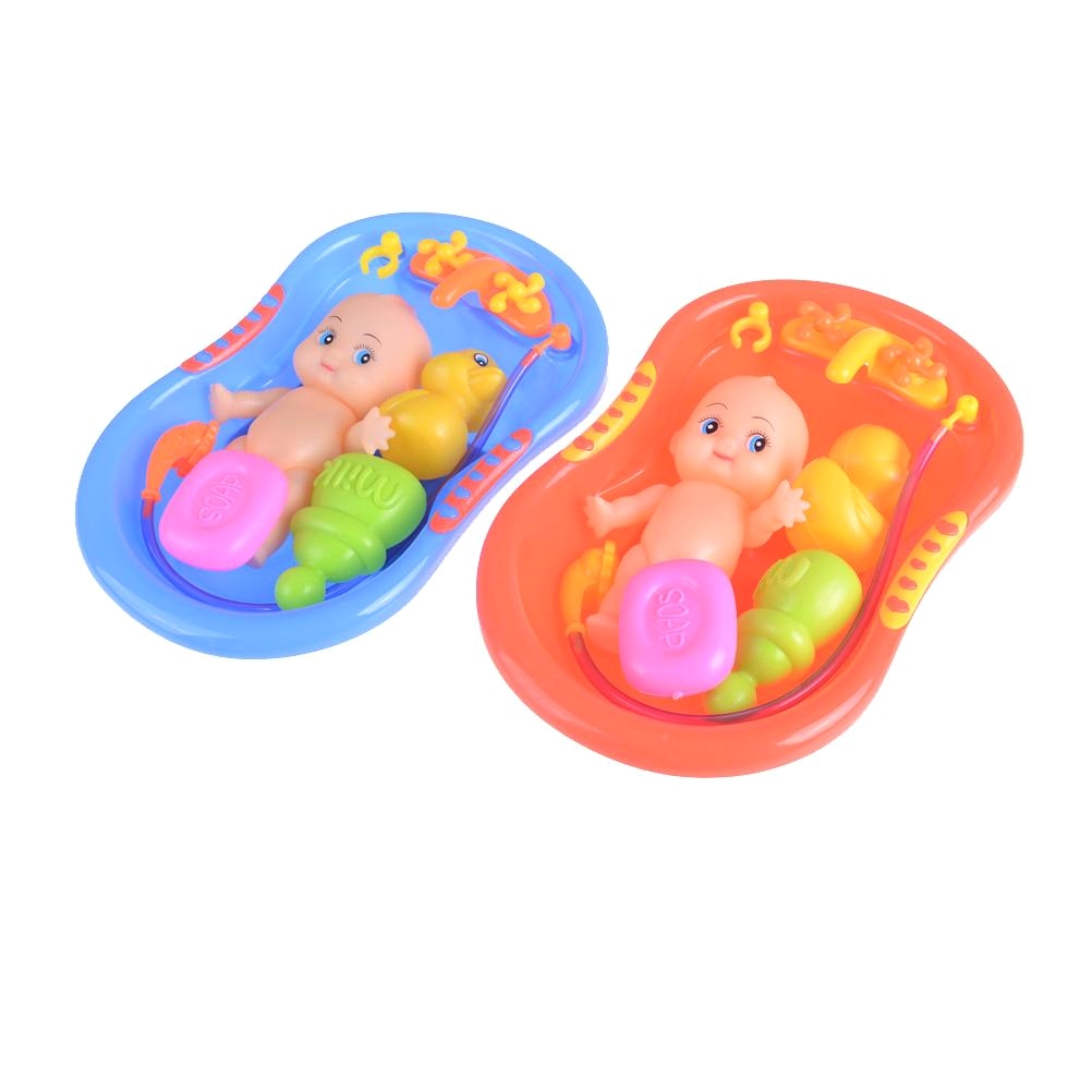 2018 bath toys baby baby toys 13 24 months doll in bath tub with shower accessories set kids pretend role play toy from qwinner 26 78 dhgate com