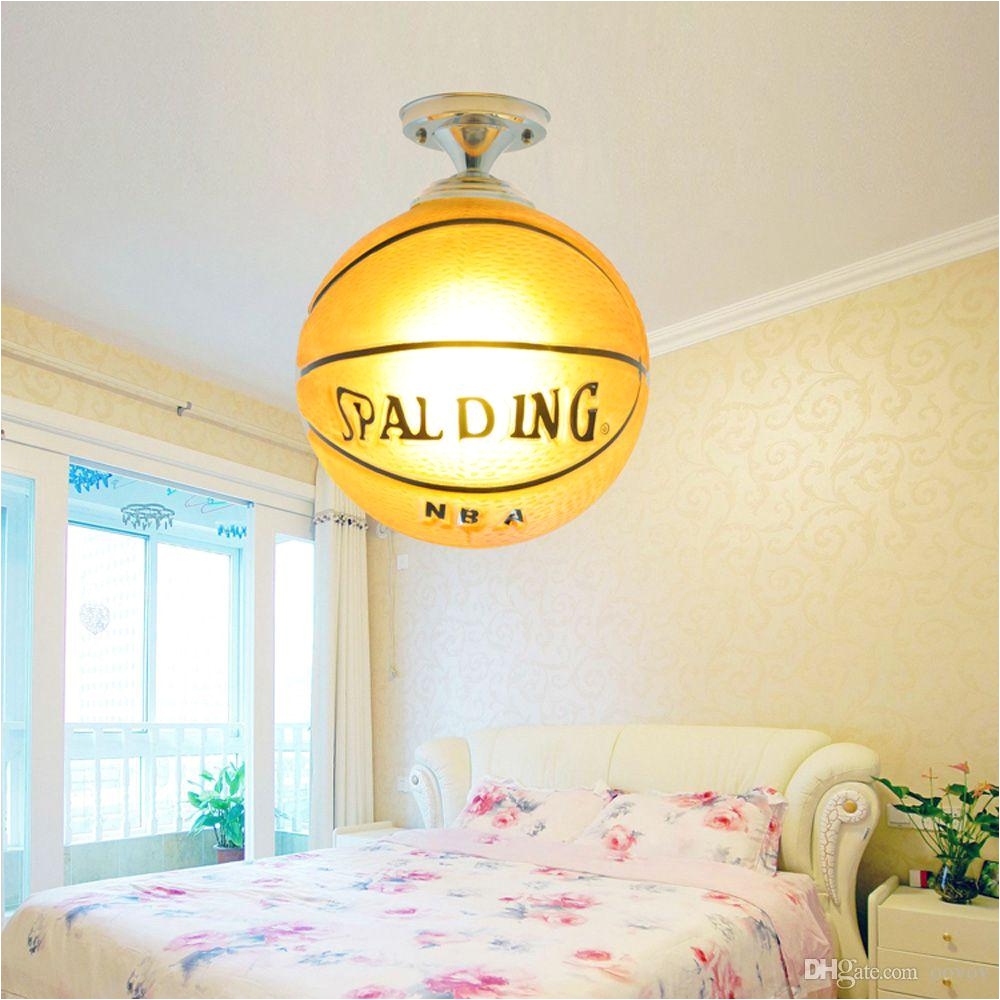 oovov creative cartoon basketball childrens room ceiling lamp lifelike boys room ceiling lights baby room ceiling