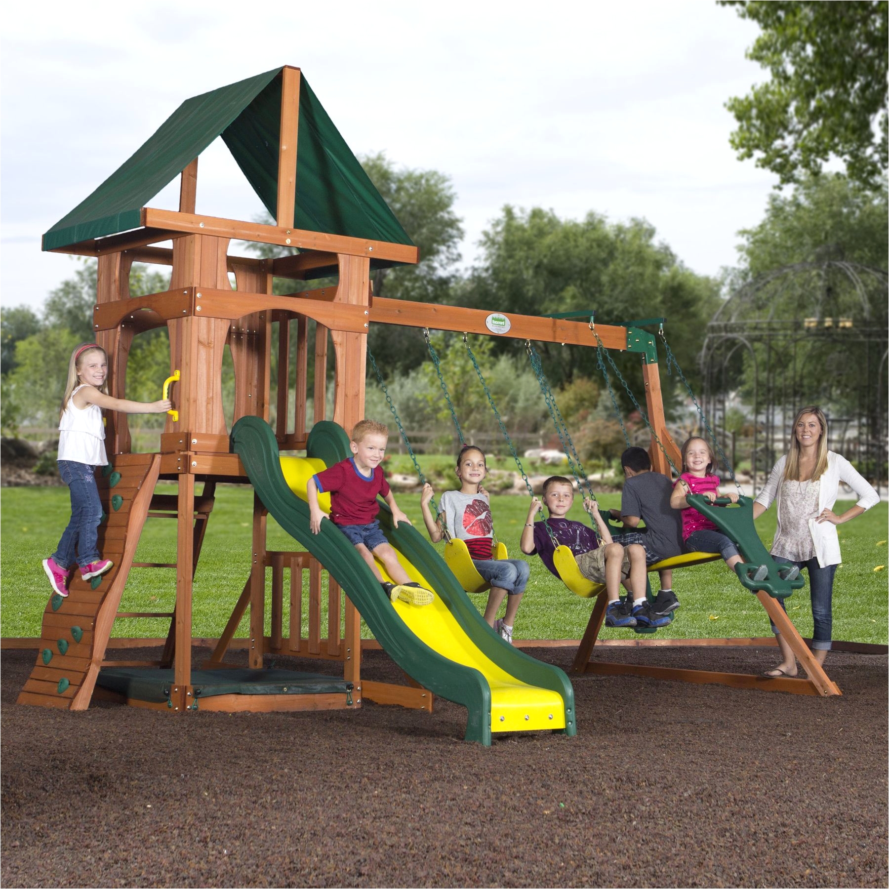 backyard discovery somerset all cedar playset trendy backyard discovery somerset all cedar playset images