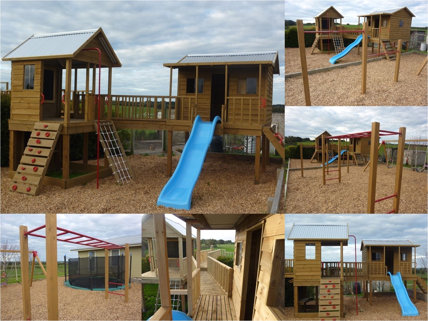cubbies are able to be customised to suit your backyard and combined with play kids forts