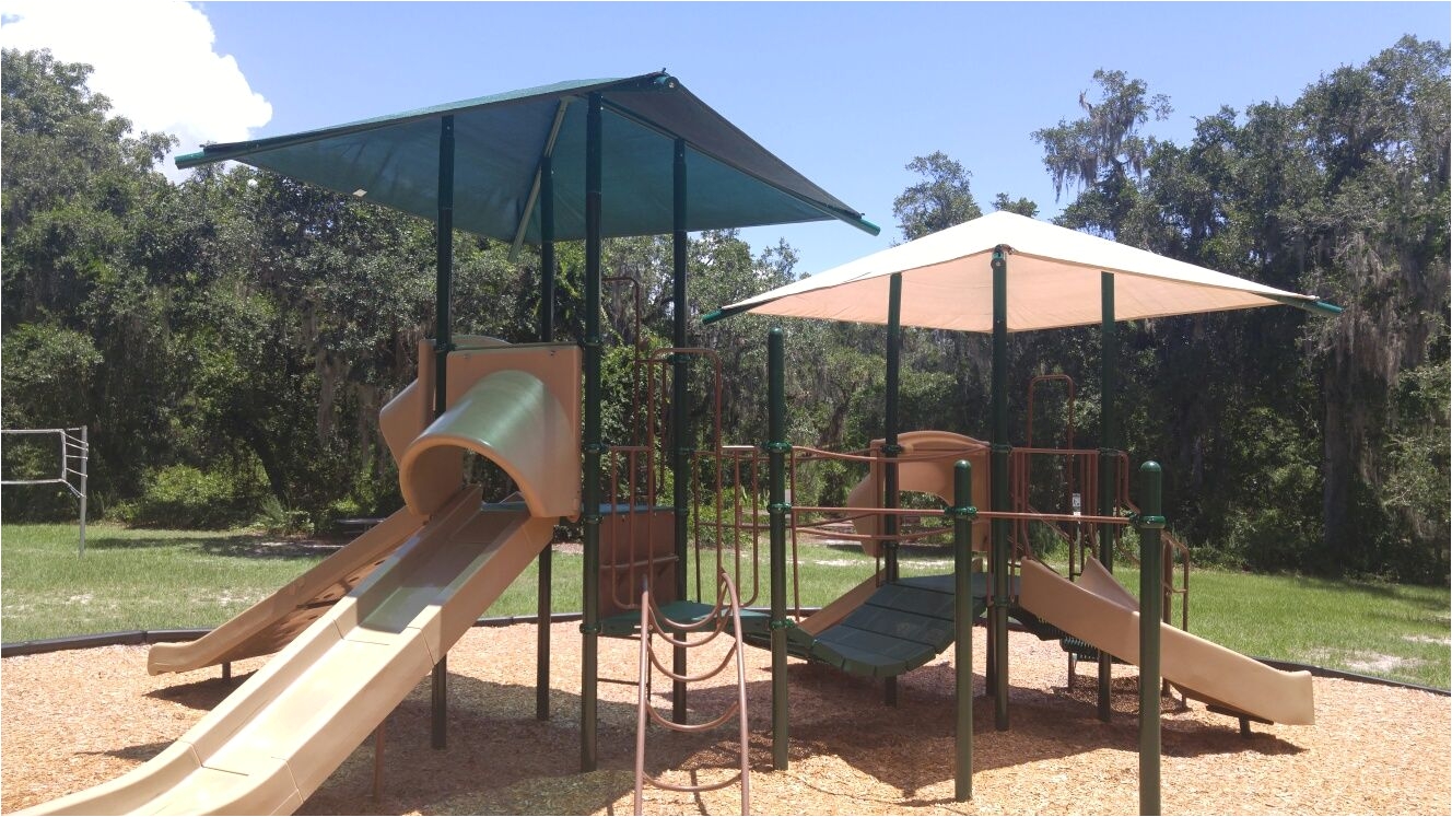 playgrounds get hot especially in florida add a shade structure to your playground shade shadestructure playground play parksandrec florida summer