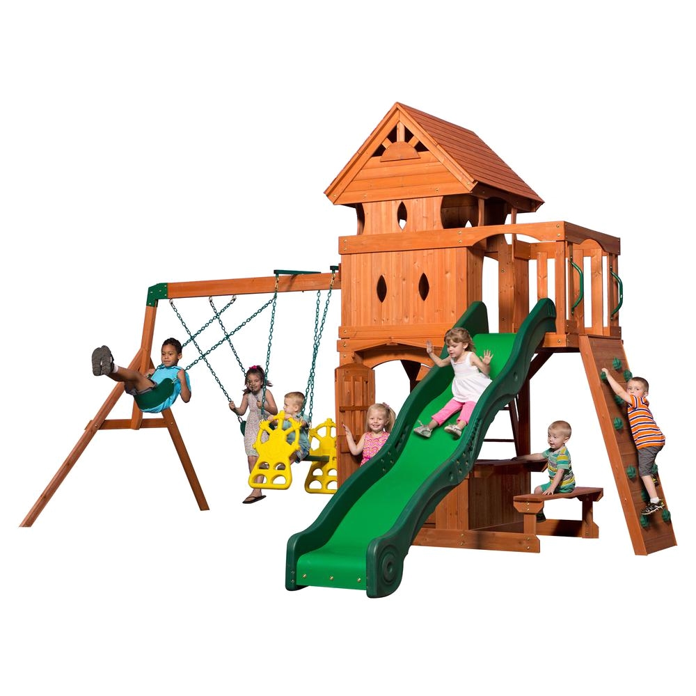 backyard discovery monterey all cedar playset