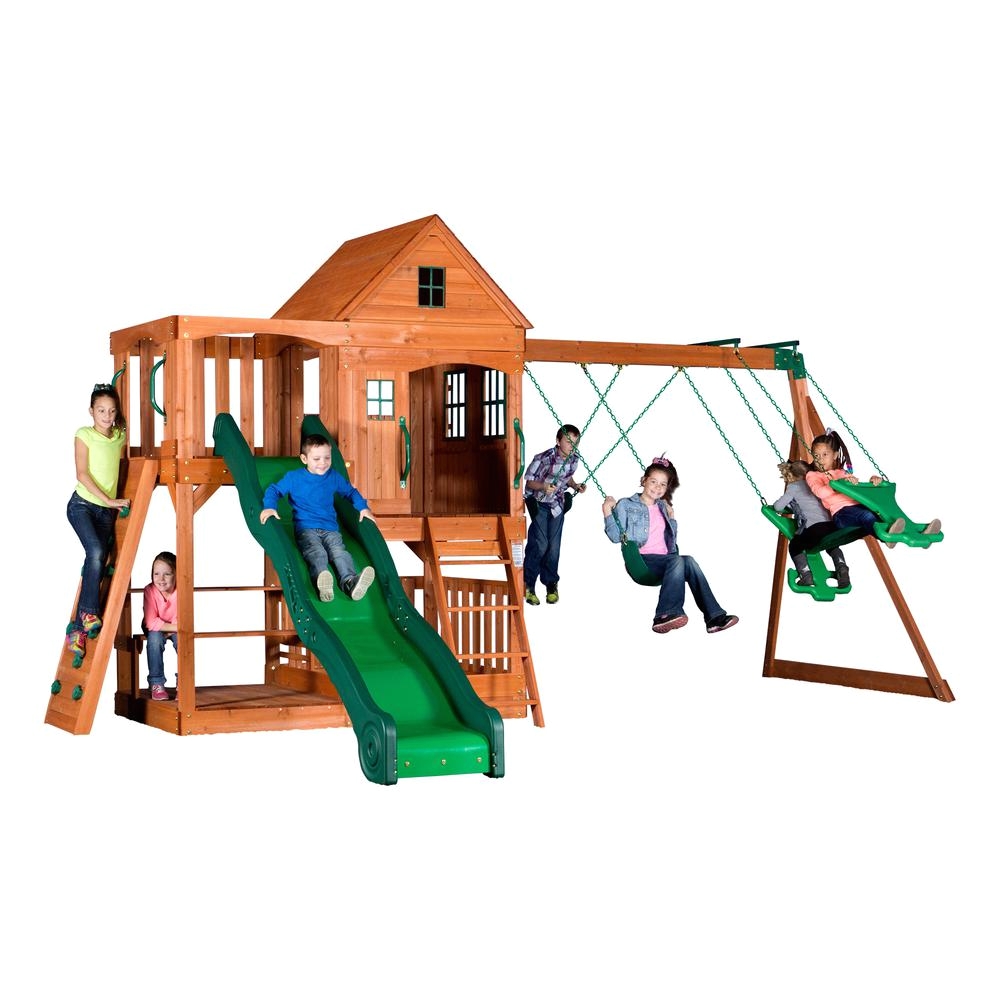 backyard discovery pacific view all cedar playset