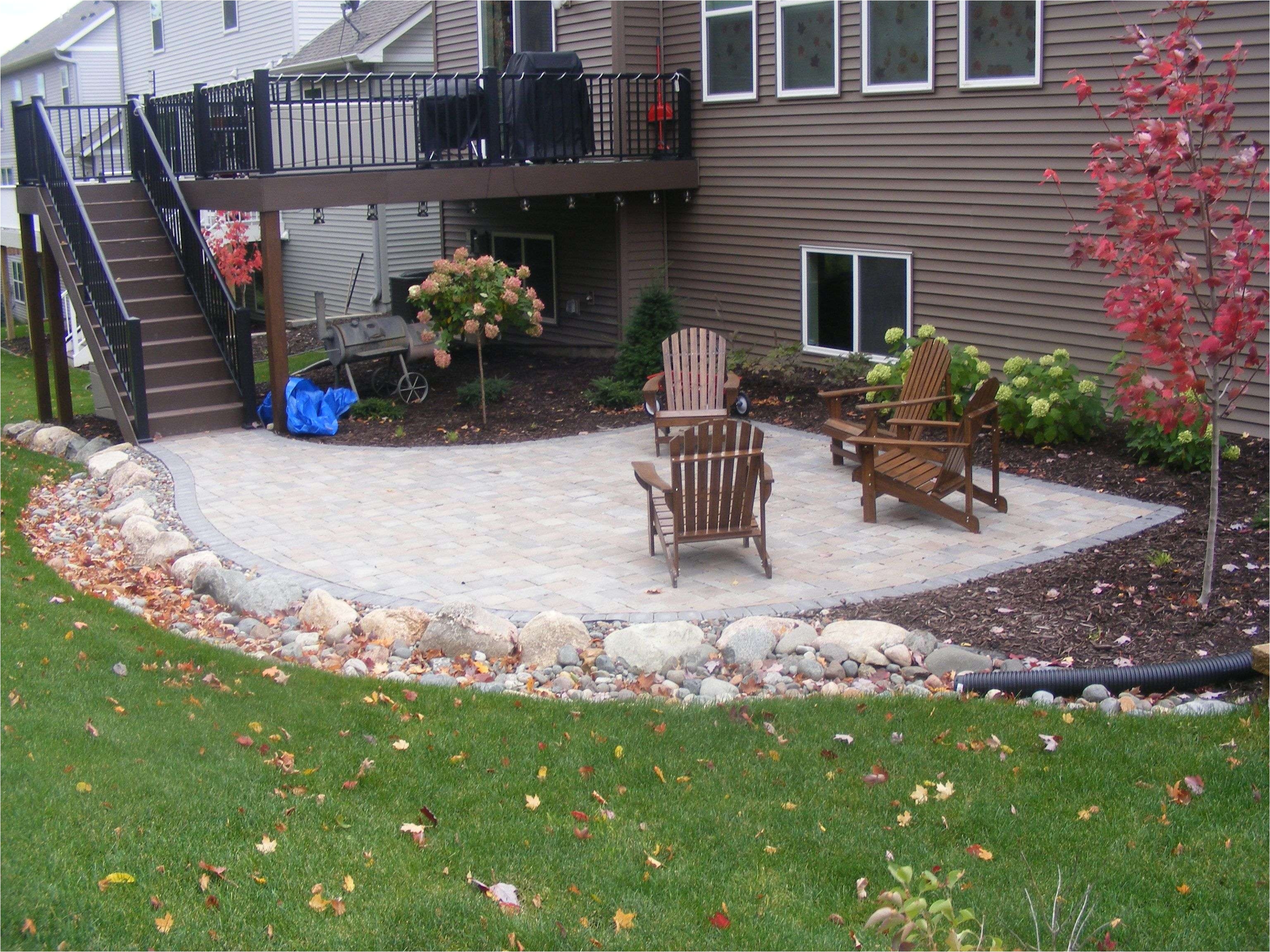 drainage backyard help luxury back yard patio with drainage swale along side