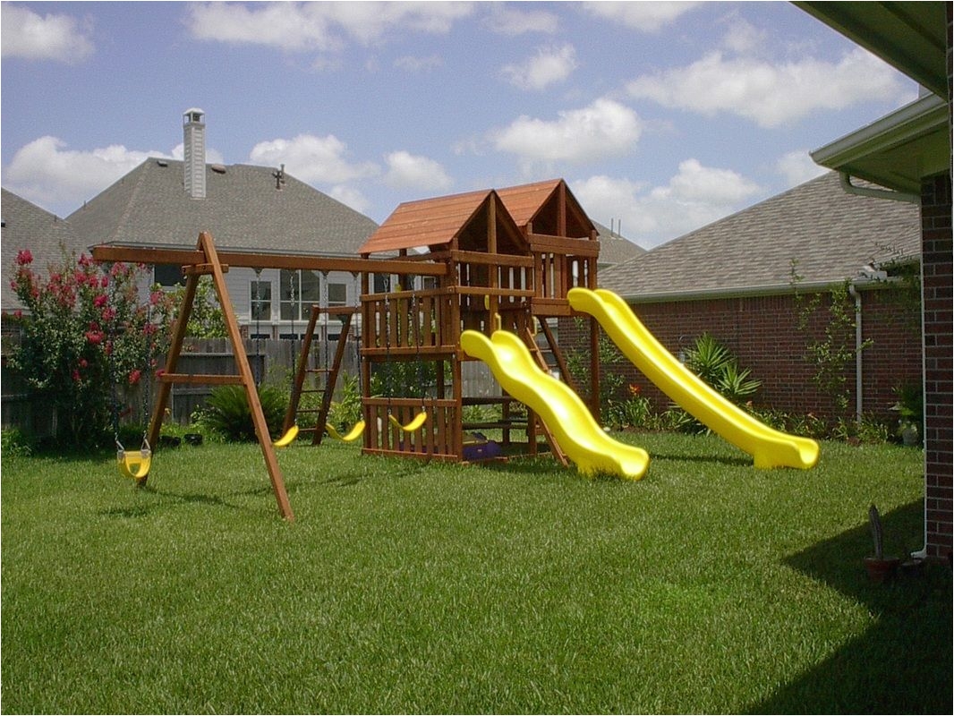 how to build diy wood fort and swing set plans from jacks backyard learn how