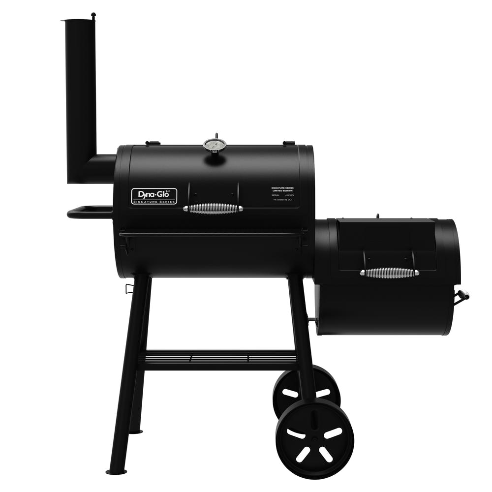 signature series heavy duty barrel charcoal grill