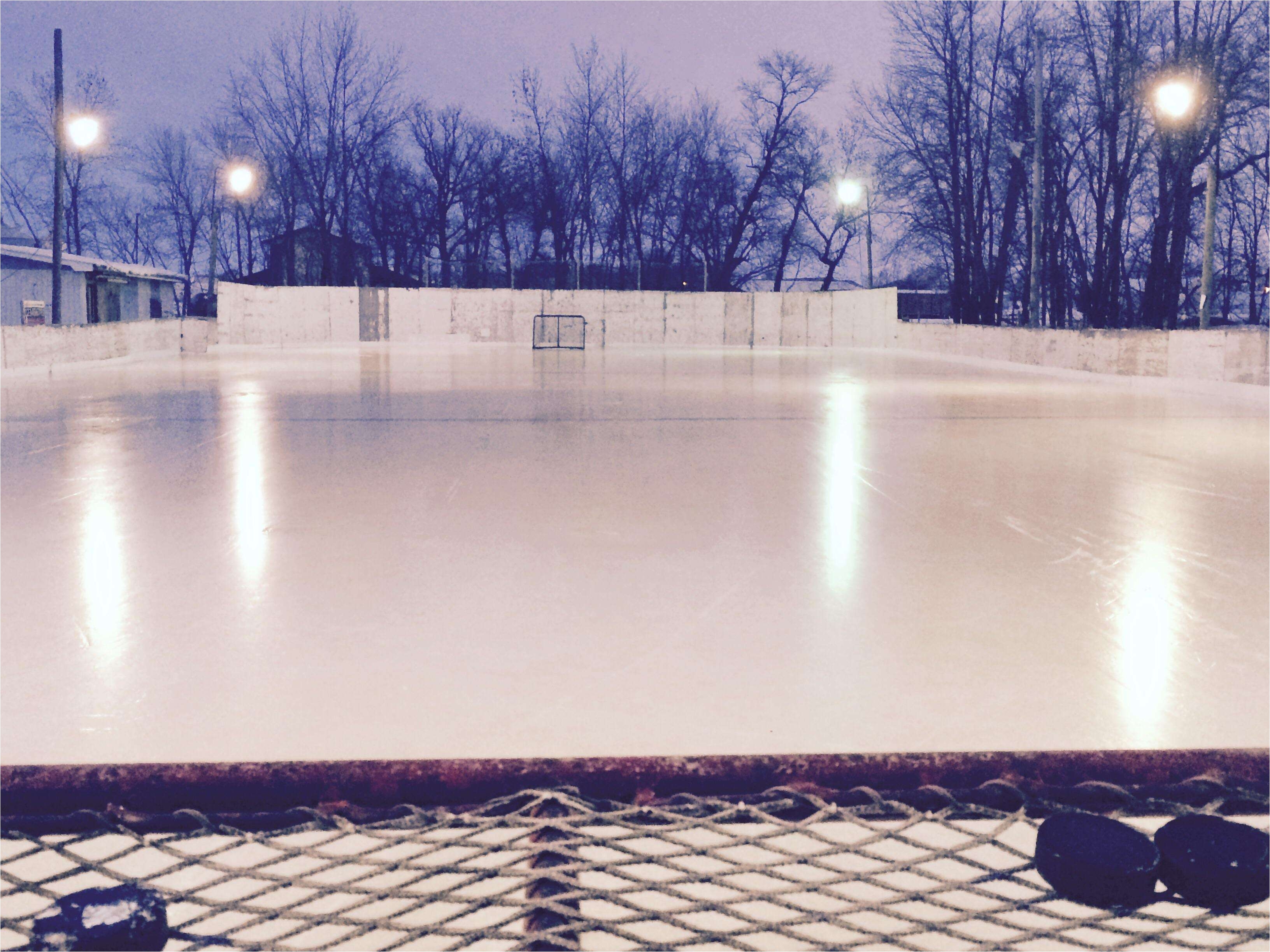 a backyard ice rink zamboni inspirational nothing like od hockey hockeyplayers