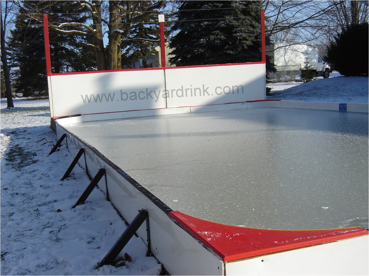 Backyard Ice Rink Liner Ice Rink Kit Standard Sizes and Great Advice