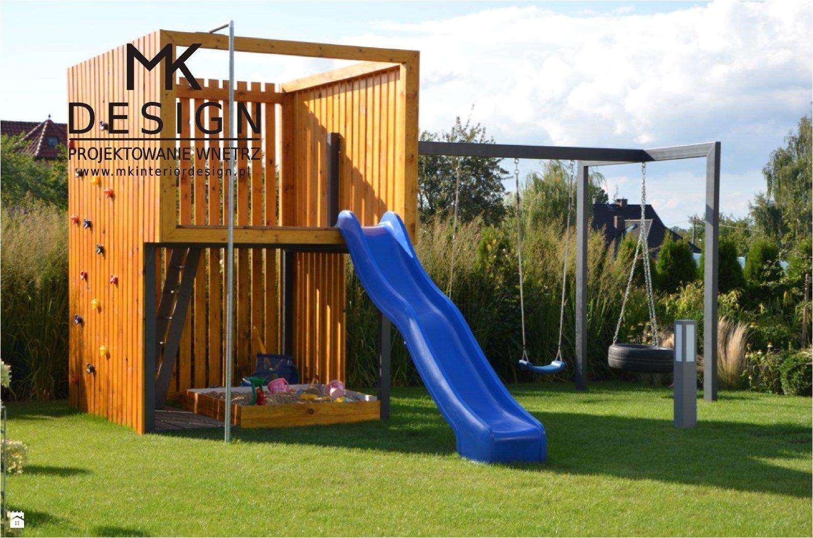 diy backyard playground ideas top search nowoczesny plac zabaw zdjaa¢cie od mk design projektowanie wnaa¢trz ogra³d styl nowoczesny