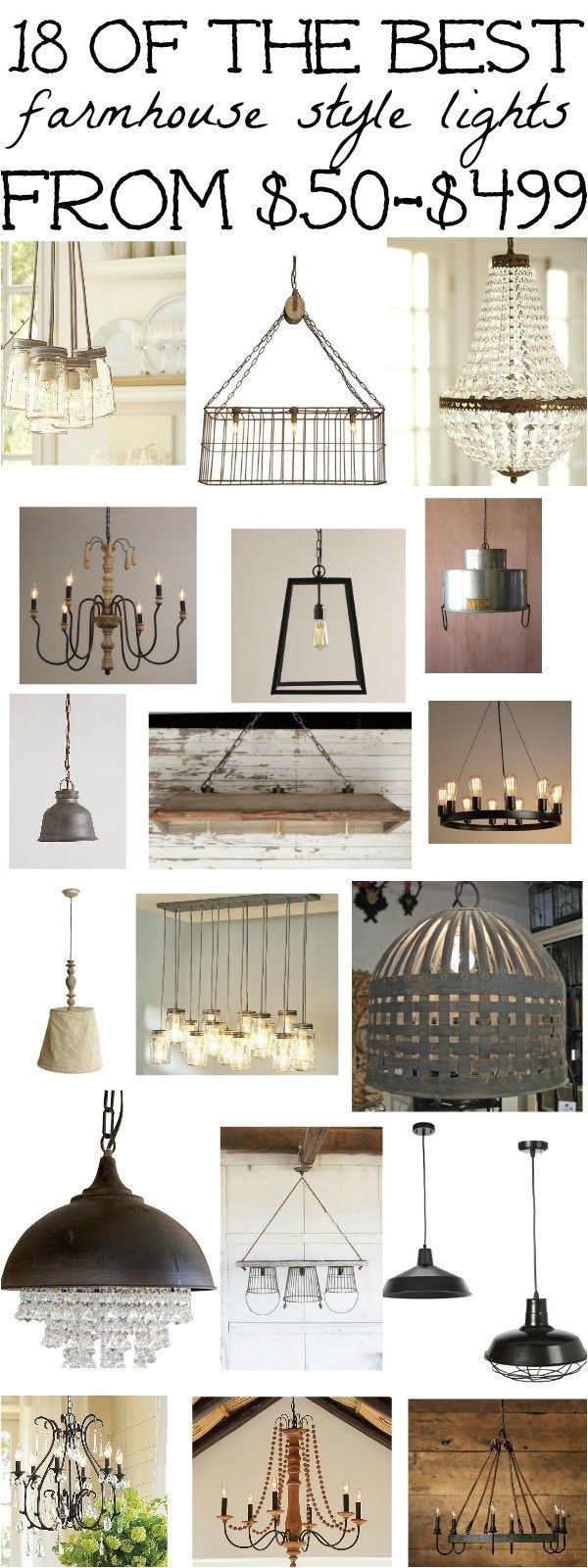 18 of the best farmhouse light fixtures