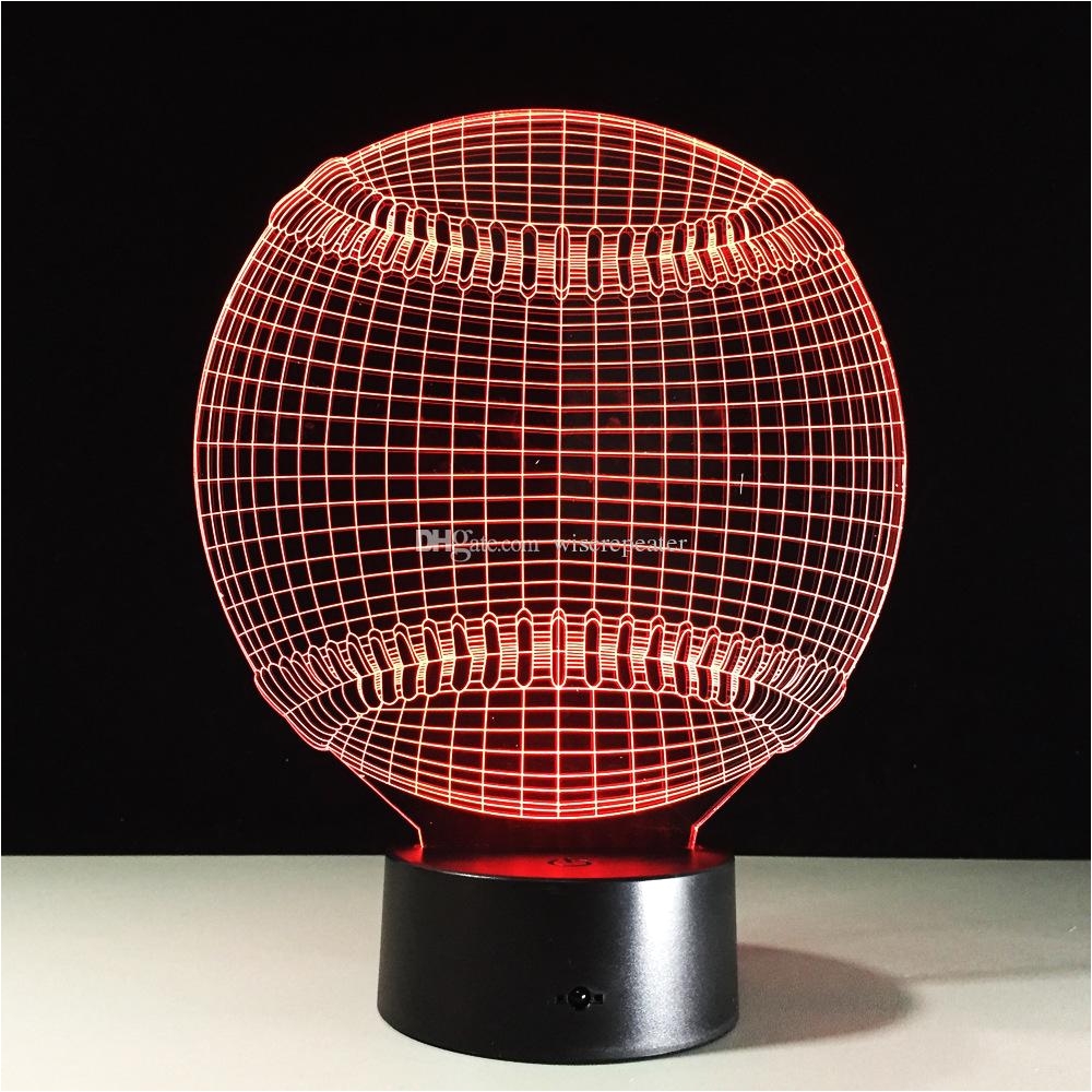 2018 cool 3d baseball lamp gift night light 7 rgb lights dc 5v usb charging aa battery dropship gift box fast shipping from wiserepeater 13 07 dhgate
