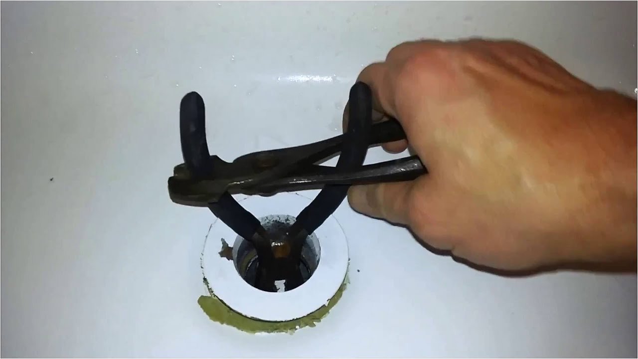 tub drain removal without a special tool