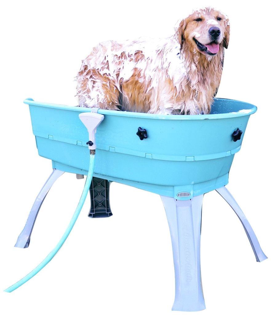 booster bath dog washing tub 150 lbs capacity mutt huts