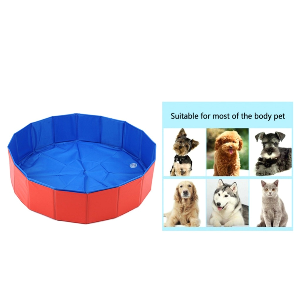 pets pvc washing pond dog tub bed foldable pet play swimming pool cats dogs bathing bathtub washer in houses kennels pens from home garden on
