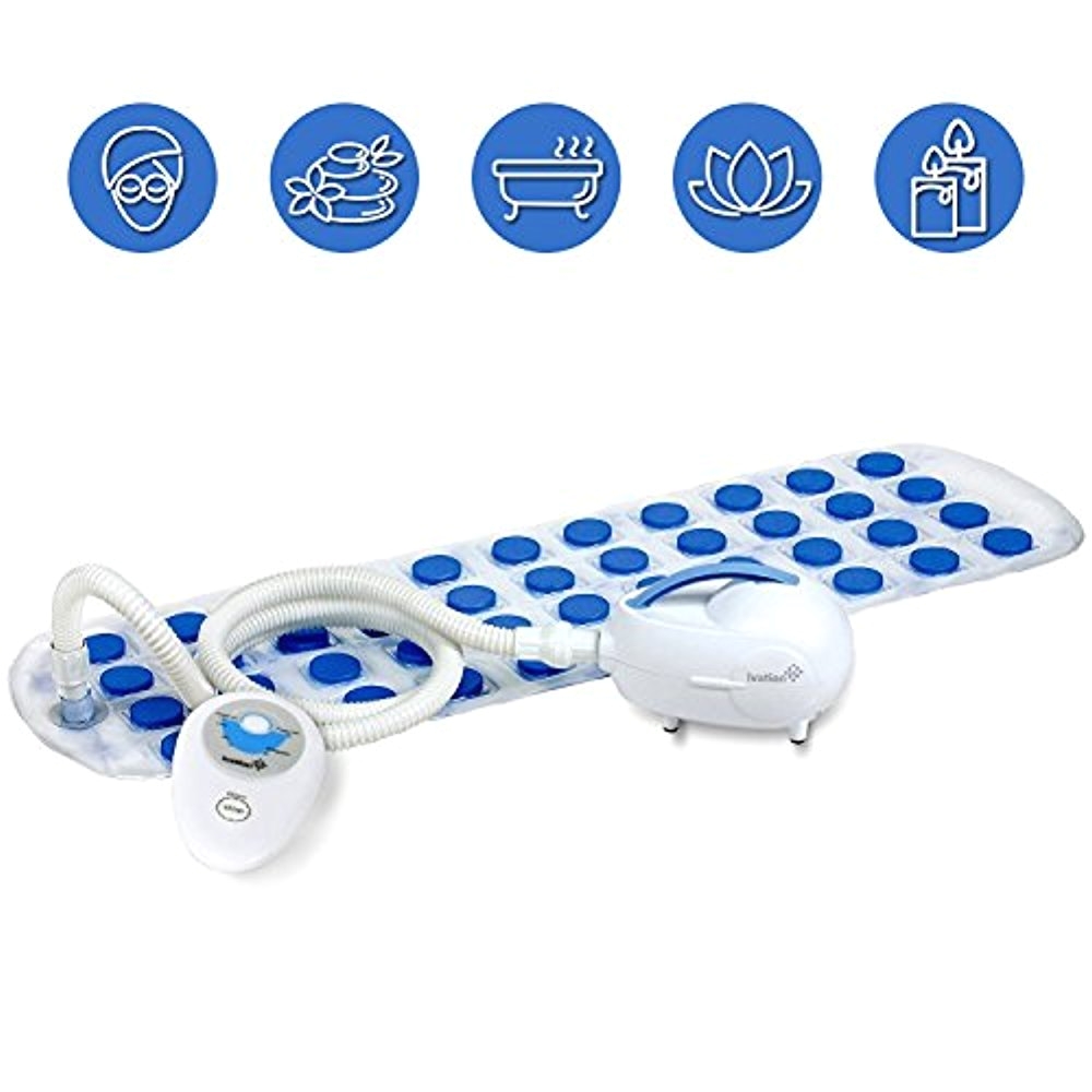 ivation bubble bath massage mat full body jacuzzi spa new improved version mat with air hose
