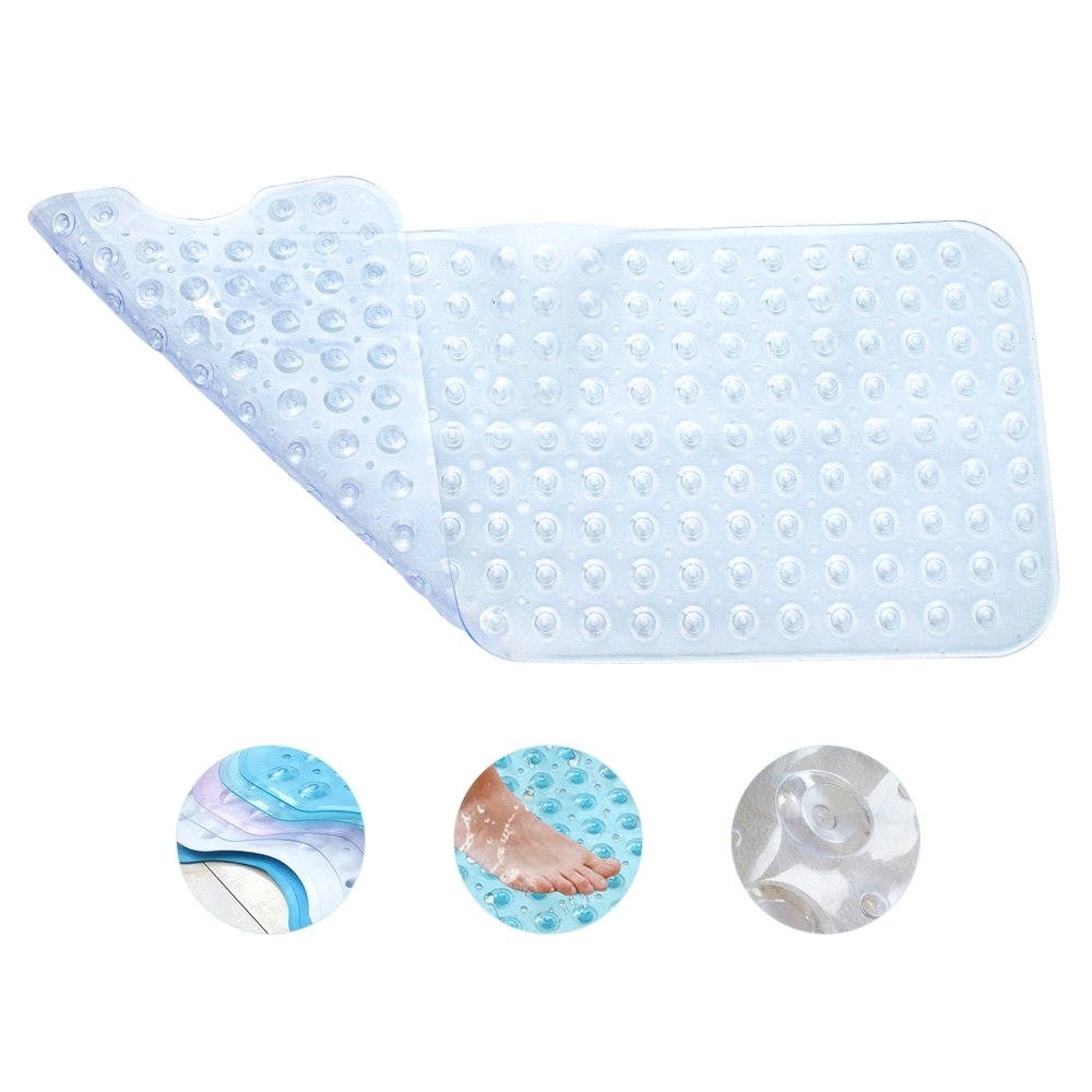 get quotations a· dky bathtub mats non slip mildew resistantphthalate freemachine washablelatex