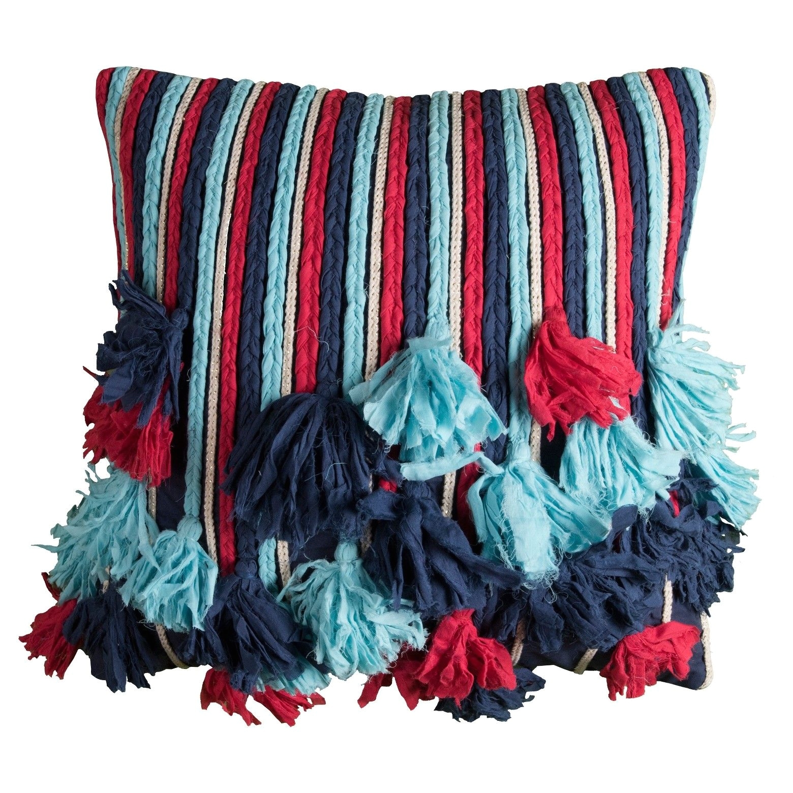 frayed rope throw pillow 18x18 rizzy home target