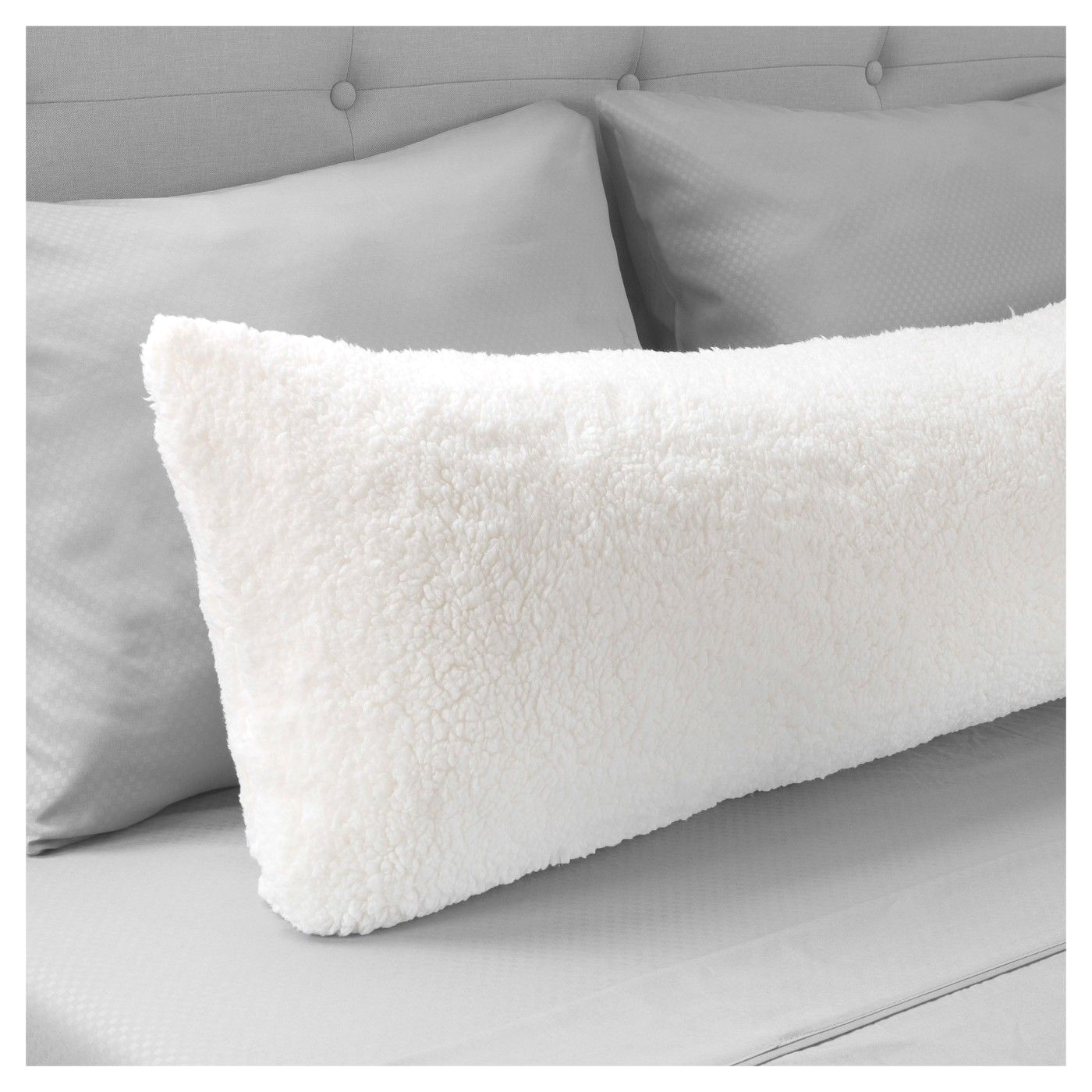 soft sherpa body pillow cover yorkshire homea image 2 of 4