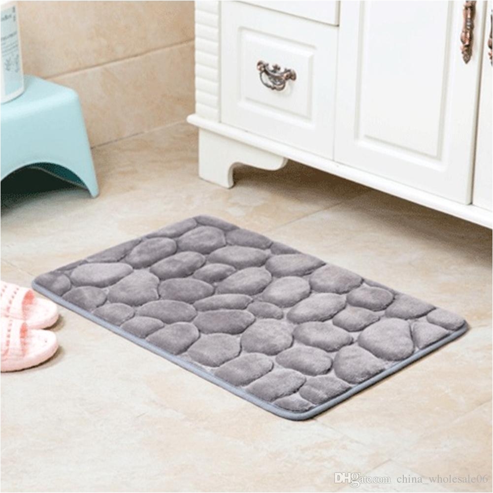 non slip flannel bath mat bathroom carpet doormat kitchen bathroom car seat soft breathable bathroom toilet mat wholesale t flannel bath mat bathroom carpet