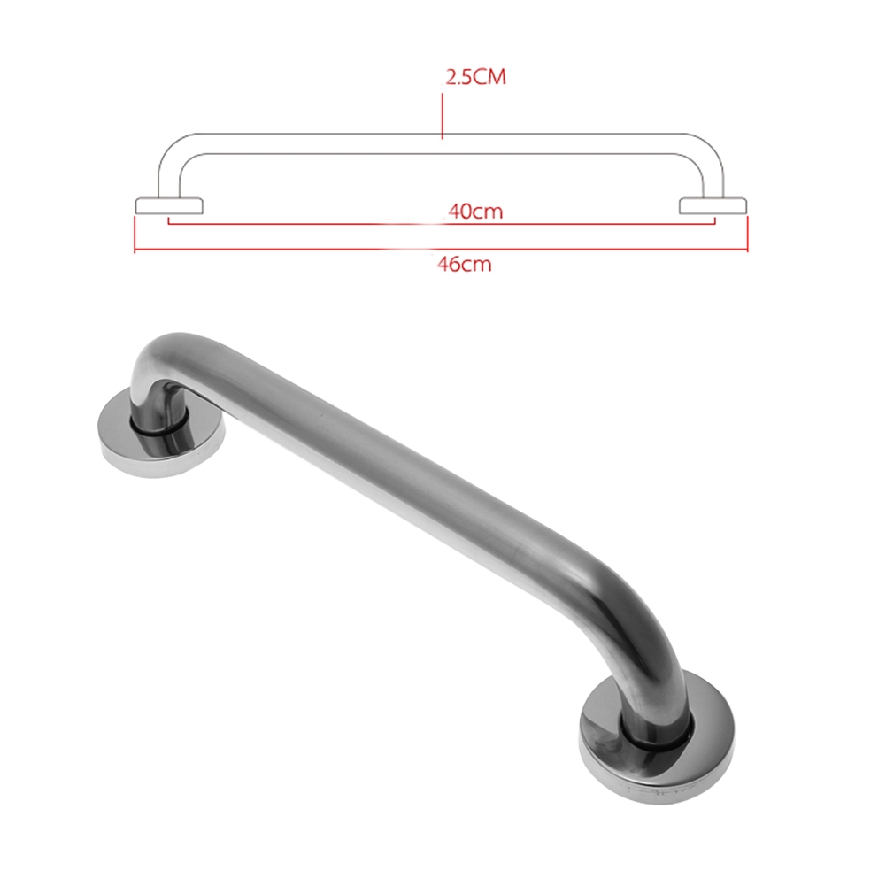 30cm bathroom tub toilet handrail grab bar shower safety support handle stainless steel towel rack shower tub hand grip for old in grab bars from home