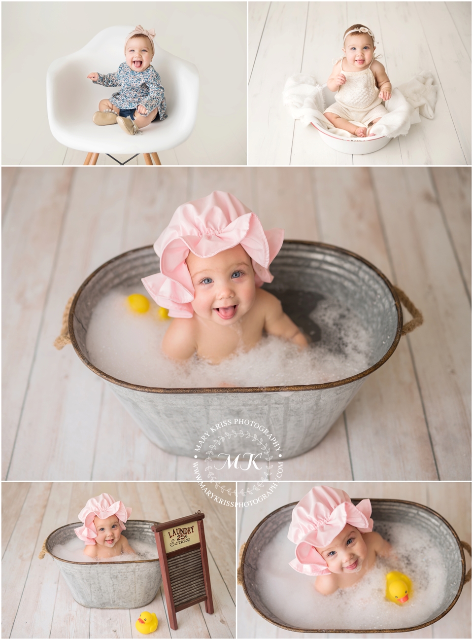 phoenix newborn photographer mary kriss photography baby bath session newborn photography children photography