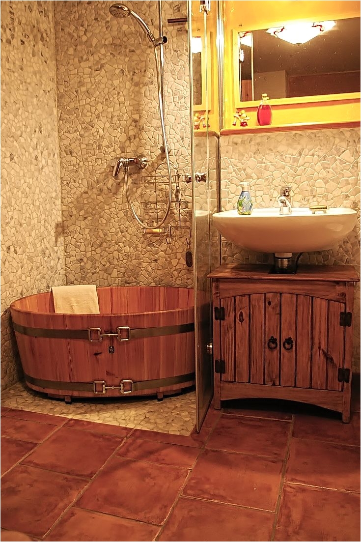 badezimmer holzbadewanne duschwanne la¤rche spannschla¶sser edelstahl