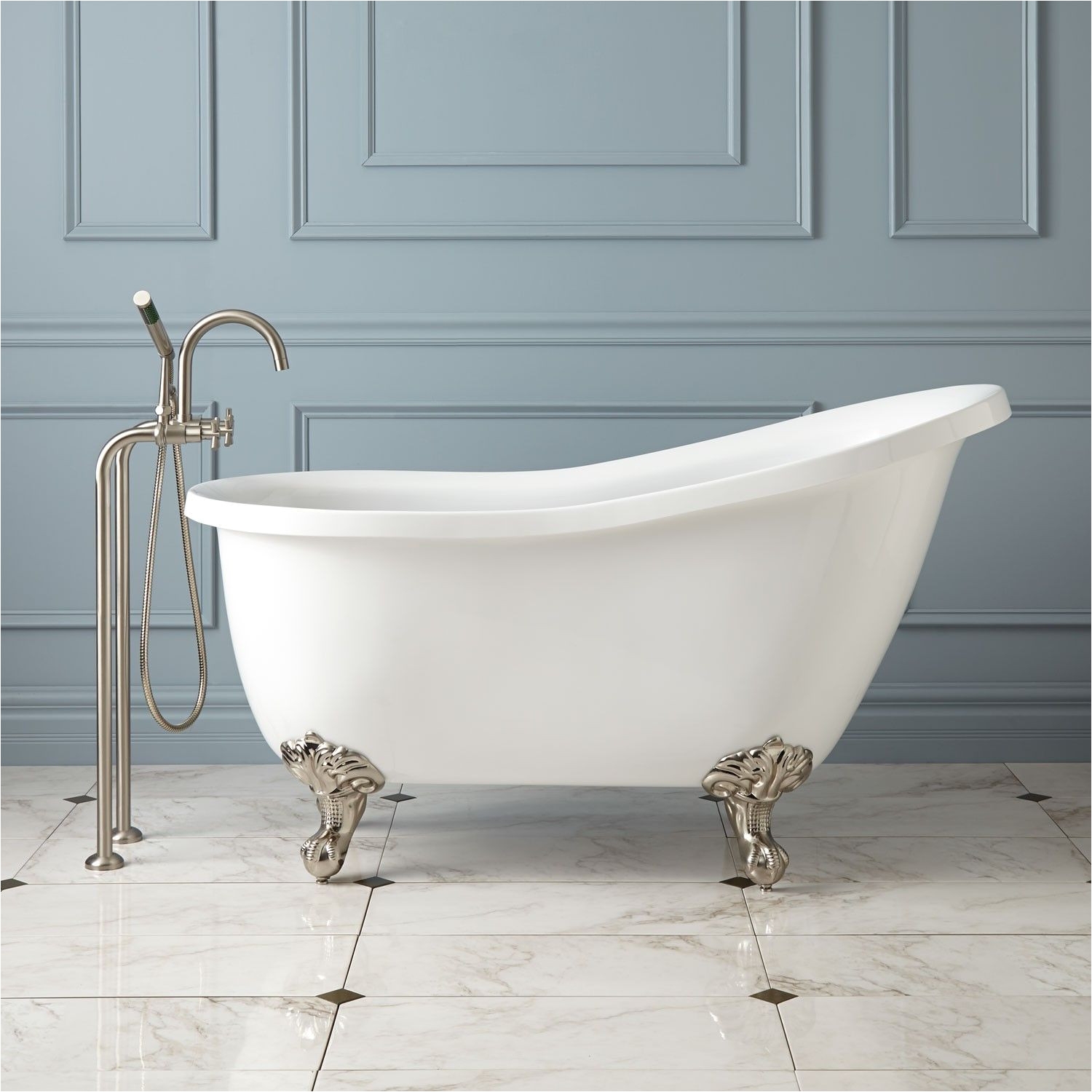 ultra acrylic slipper clawfoot tub a small lightweight antique tub that i can put in a