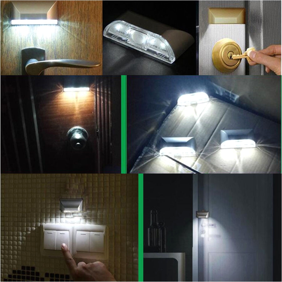 led battery operated ceiling light inspirational tanbaby 4 led pir motion sensor door keyhole light battery