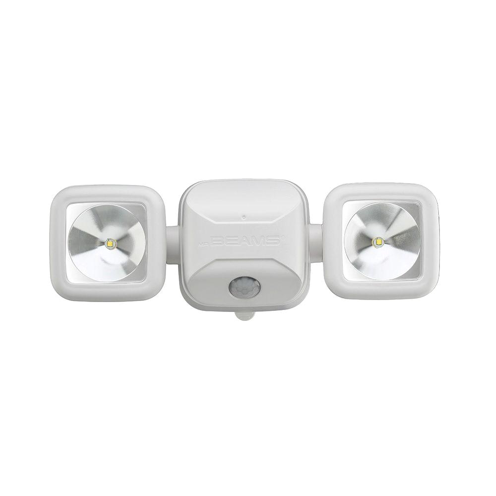 high performance 500 lumen white battery operated led motion security light