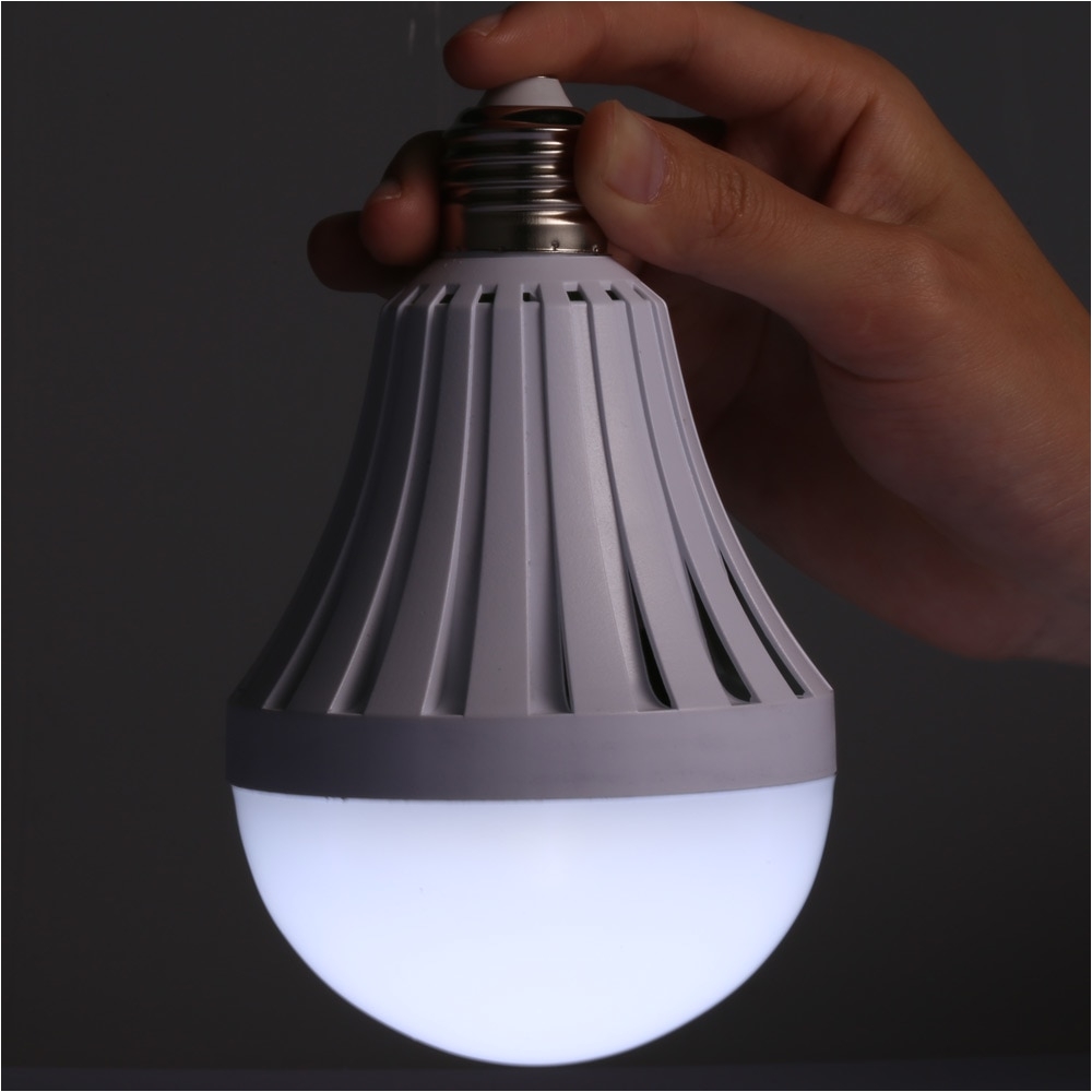 aliexpress com buy rechargeable led bulbs battery powered light bulb e27 85 265v bombilla battery smart led lights camping lamp led emergency bulb from