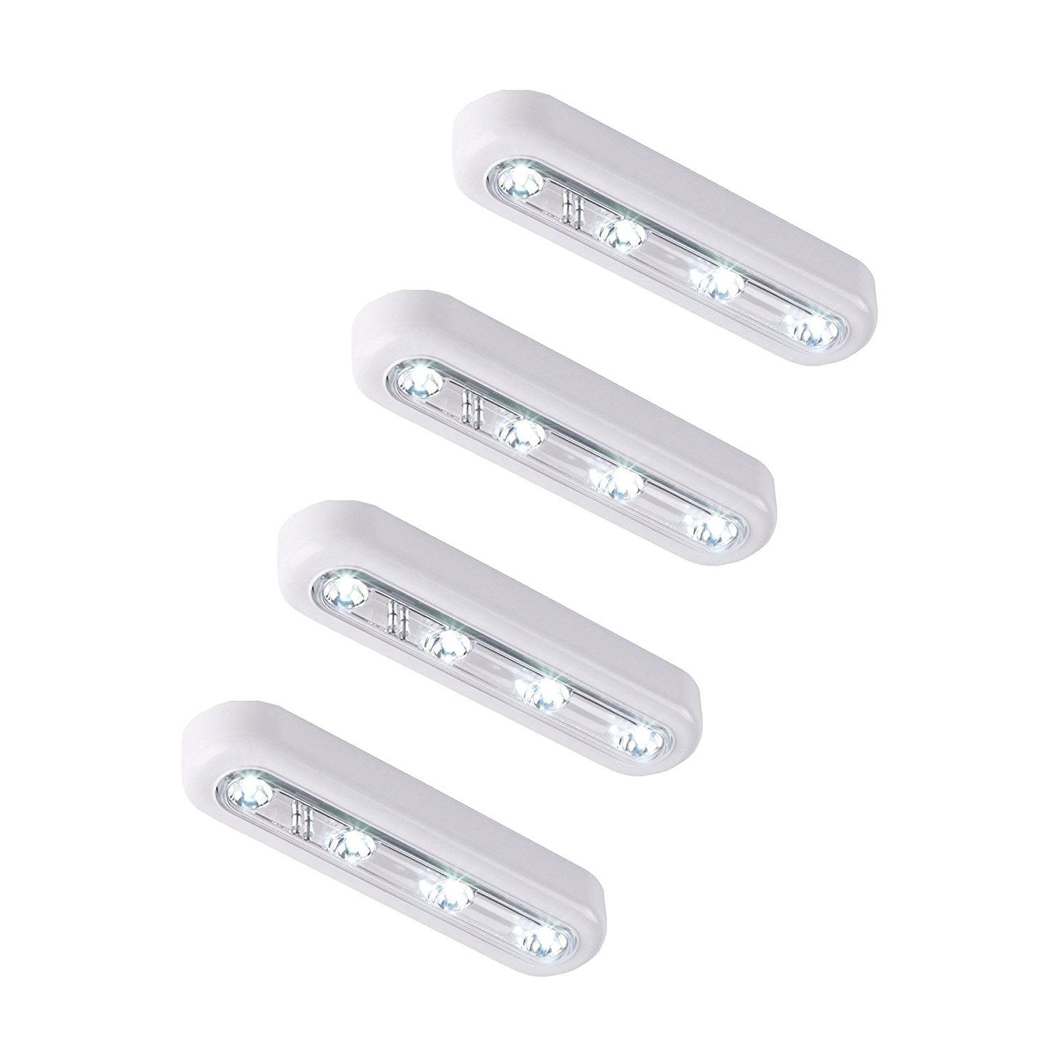 ledinus battery powered wireless tap light touch lamp stick on push night for closets