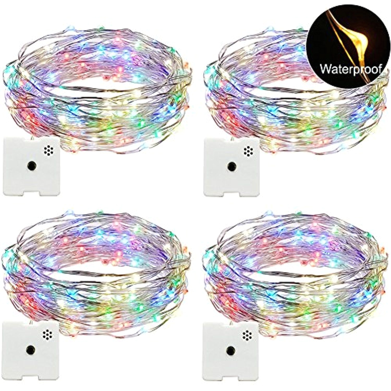 Battery Powered Christmas Lights Amazon Christmas Lights and Gifts Pack Of 4pcs 16 Ft and 200 Blinking Led