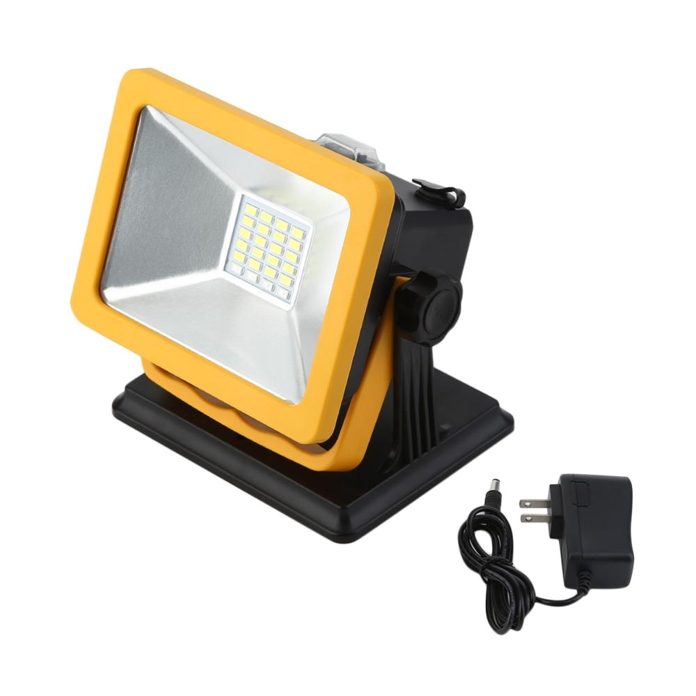 2018 rechargeable ip65 led flood light 15w waterproof ip65 portable led spotlights outdoor work emergency camping work light hot from lightlight