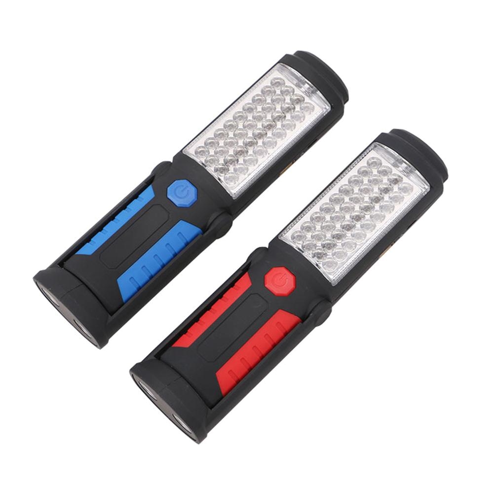 365led rechargeable usb led flashlight work light rechargeable magnetic pen clip hand torch work