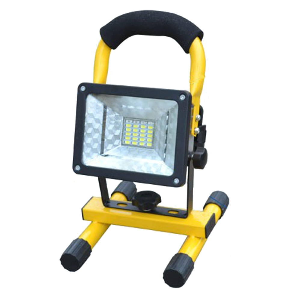 waterproof ip65 3model 30w led flood light portable construction site spotlight rechargeable outdoor work led emergency