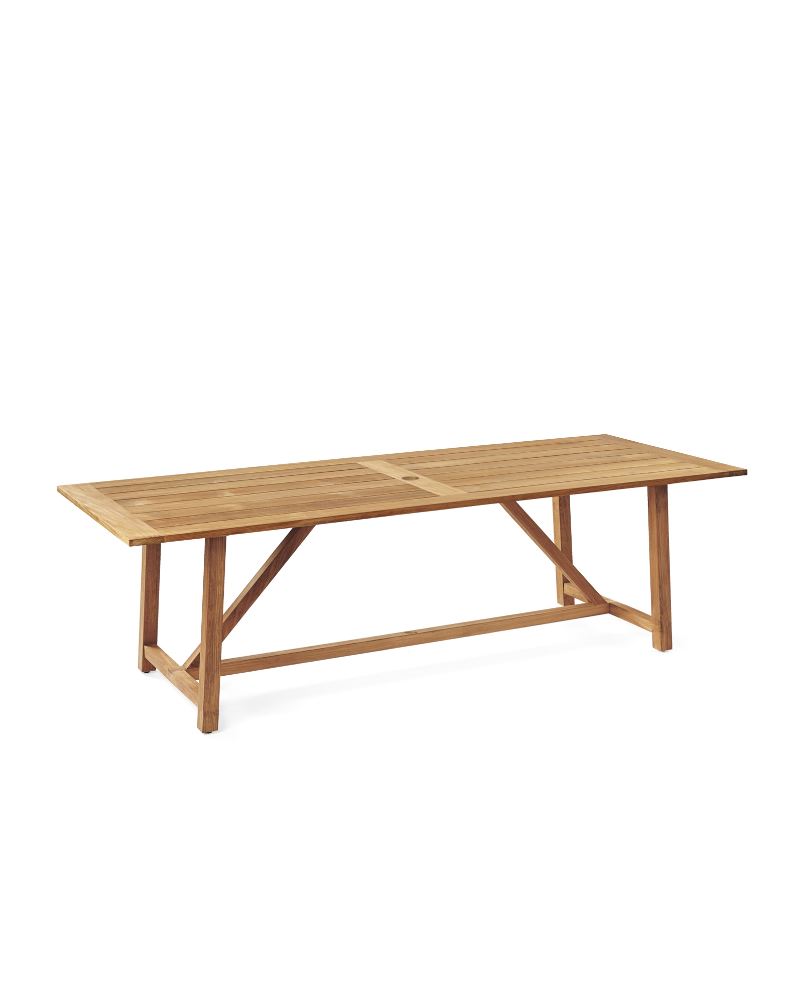 crosby teak dining table