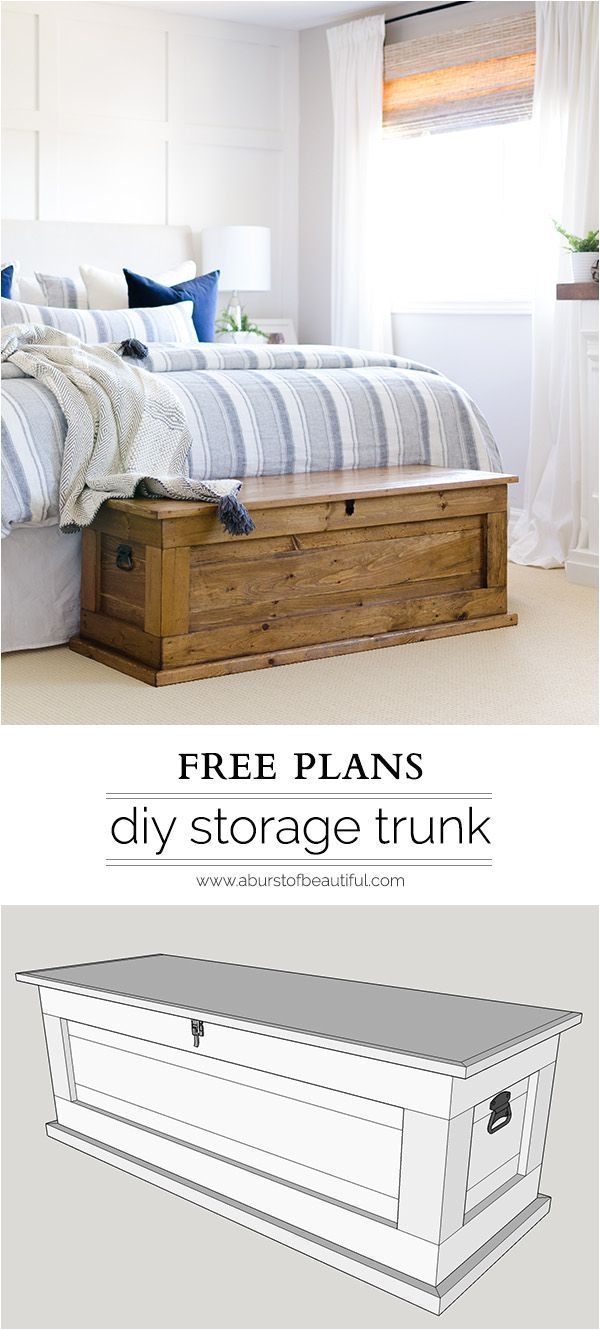 this diy blanket storage chest will fit beautifully into any space and provides great additional storage for items such as blankets pillows and to