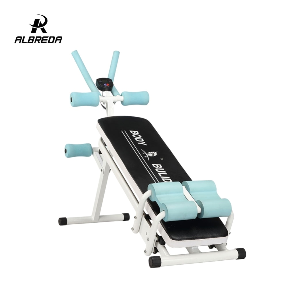 albreda multifunction fitness machines for home sit up abdominal bench fitness board abdominal exerciser equipments gym training in sit up benches from