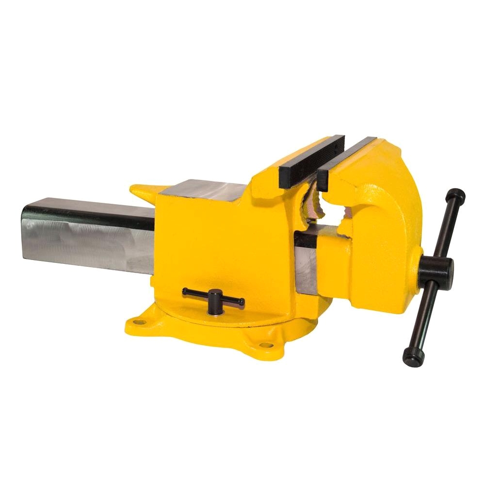 high visibility all steel utility workshop bench vise