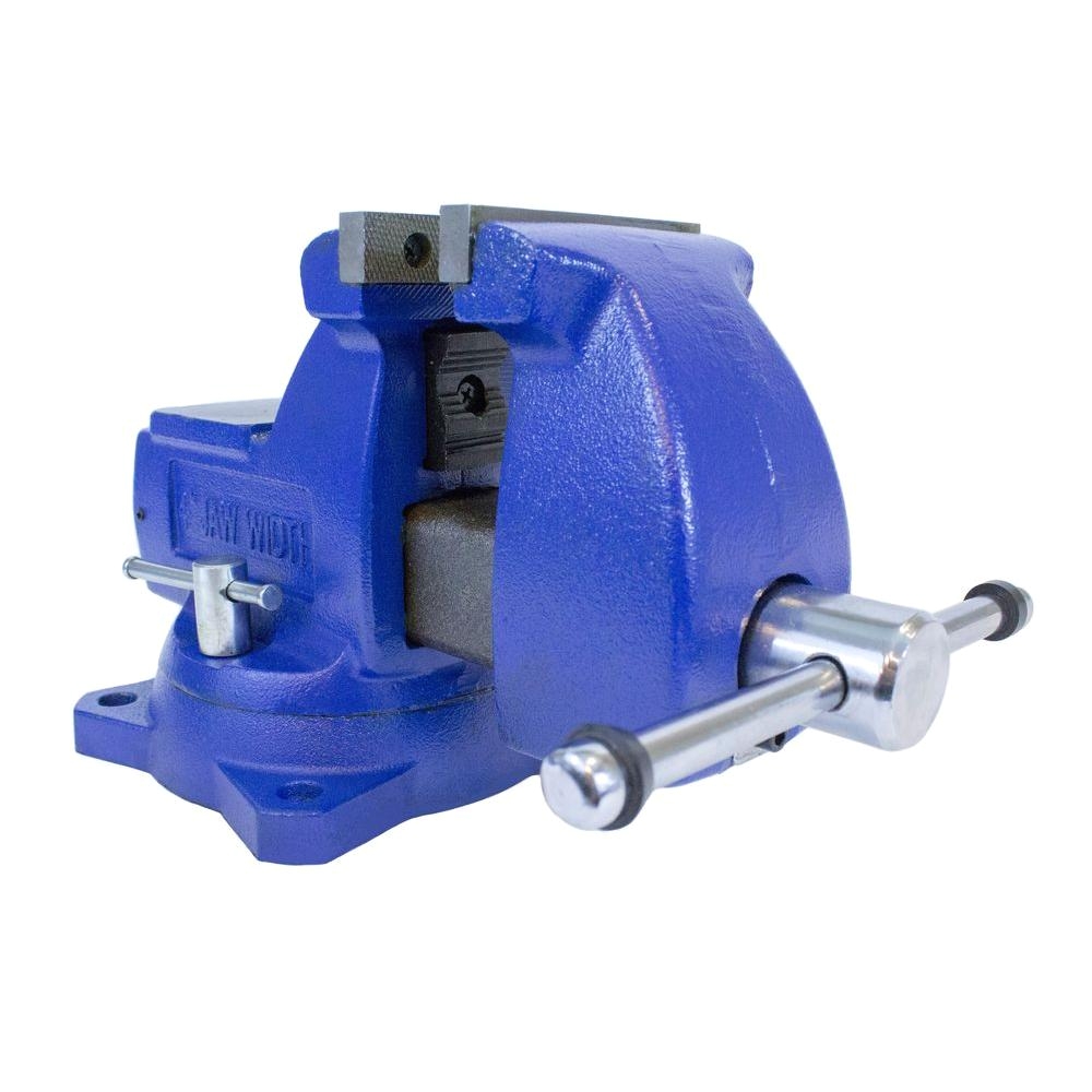 yost combination pipe and bench mechanics vise with swivel