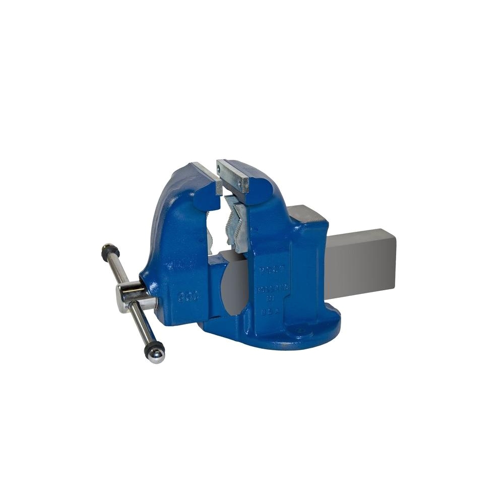 heavy duty combination pipe and bench vise stationary base