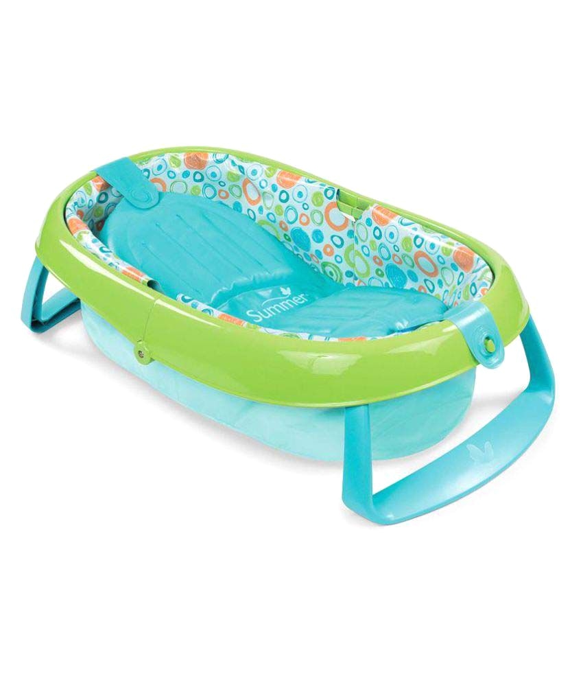 summer infant multi colour plastic baby bath tub