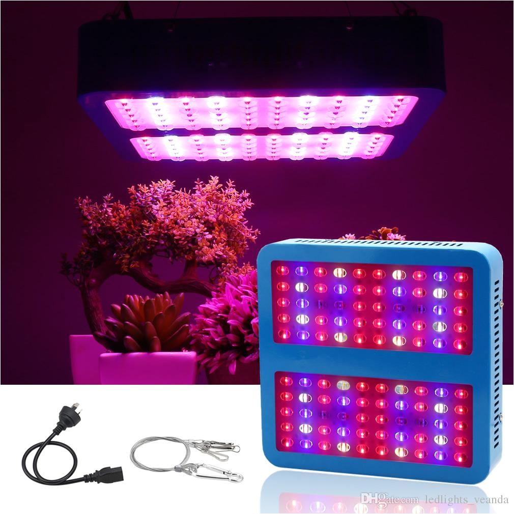 double chips led ir uv plant grow lights 1000w full spectrum green house vegetables lighting lamp built in cooling fans long life span weed growing lights