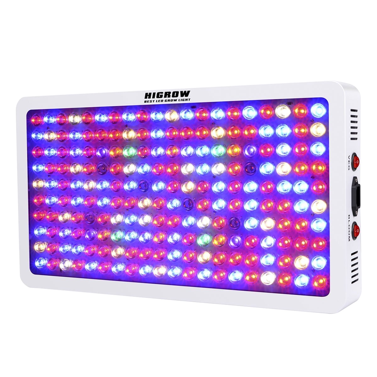 amazon com higrow optical lens series 1000w full spectrum led grow light for indoor plants veg and flower garden greenhouse hydroponic plant growing