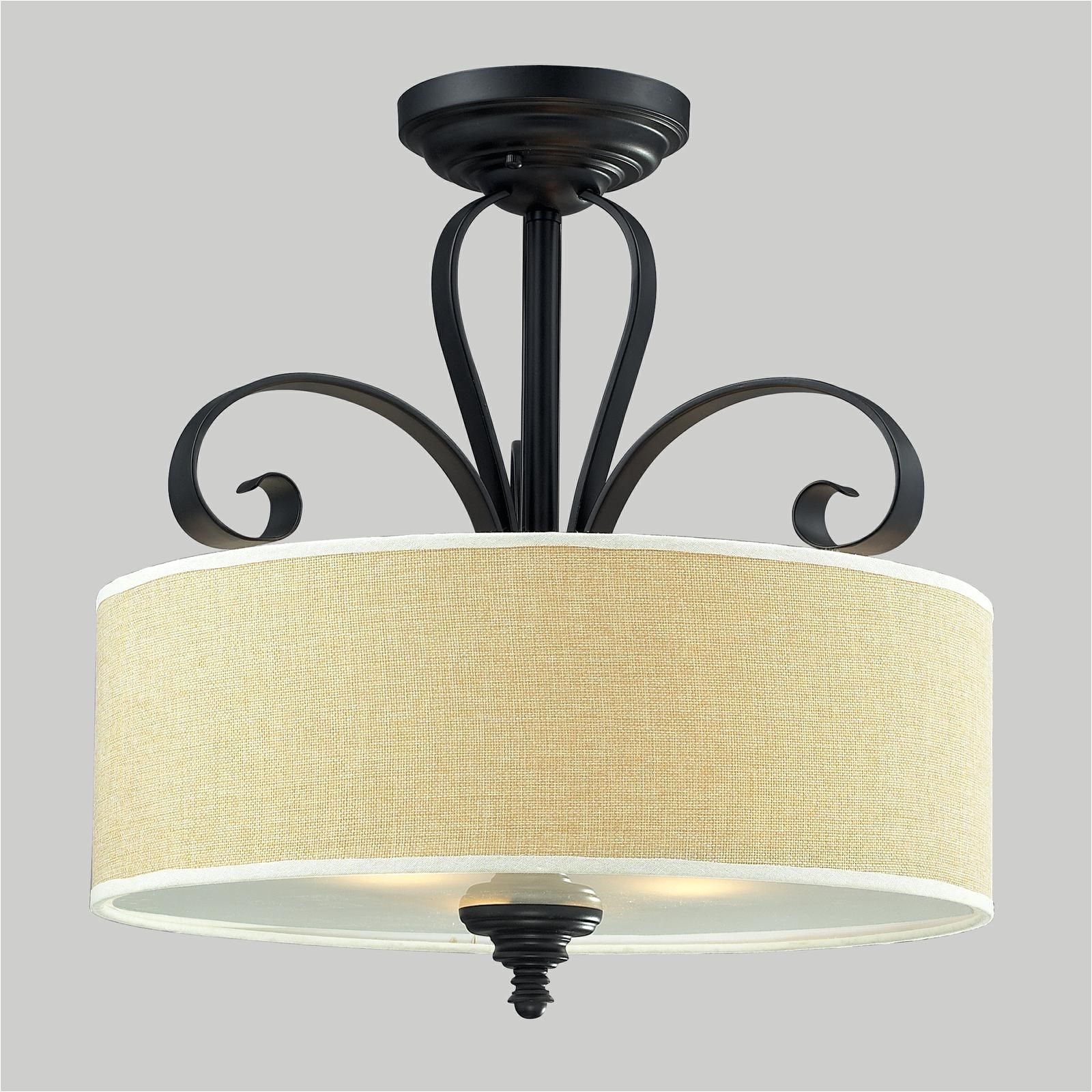 add some southern flare to your home or office space with this elegant 3 light flush mount light fixture from charleston the graceful curves feature a
