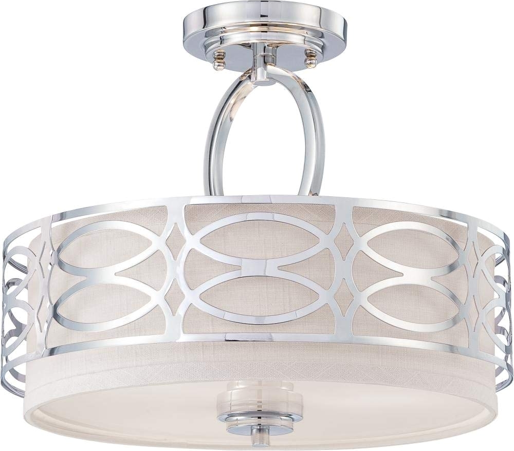 amazon com nuvo lighting 60 4629 three light semi flush mount home improvement