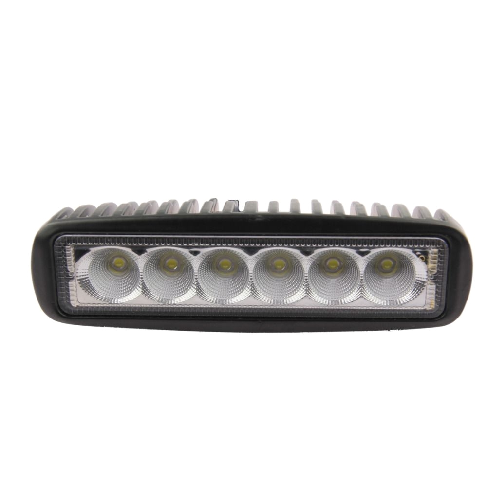 1800 lm mini 6 inch 18w 6 x 3w car cree led light bar as work