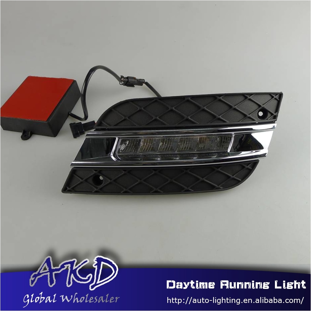 car styling daytime running light for benz ml w164 ml350 ml400 ml450 ml500 led drl fog light front lamp automobile accessories in car light assembly from